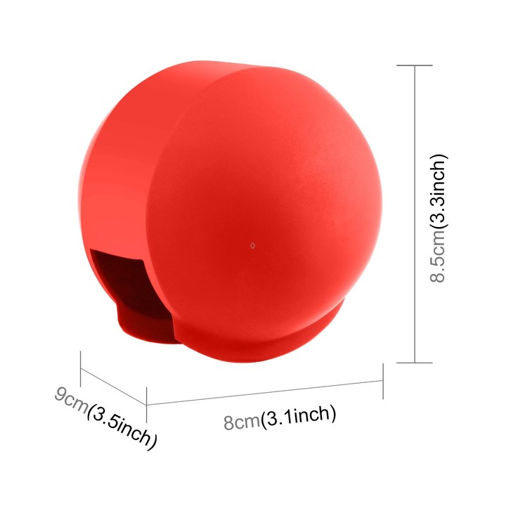 For Insta360 X4 Air / X4 / X3 PULUZ Invisible Dive Case Lens Guard Silicone Protective Cover (Red)