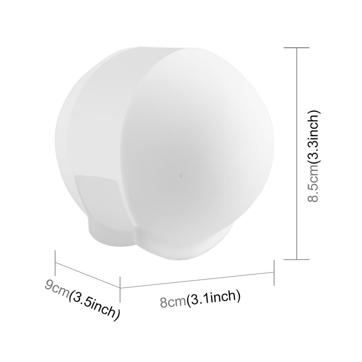 For Insta360 X4 Air / X4 / X3 PULUZ Invisible Dive Case Lens Guard Silicone Protective Cover (White)
