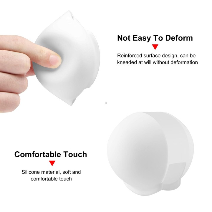 For Insta360 X4 Air / X4 / X3 PULUZ Invisible Dive Case Lens Guard Silicone Protective Cover (White)