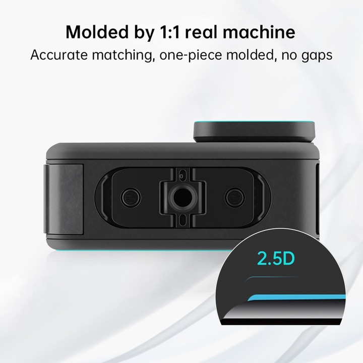 For GoPro HERO13 Black PULUZ 3 in 1 Lens and Front Back Screen 9H 2.5D Tempered Glass Film (Transparent)
