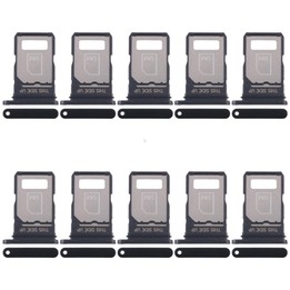 For Motorola Edge 40 Neo XT2307-1 10pcs Original SIM Card Tray (Black)