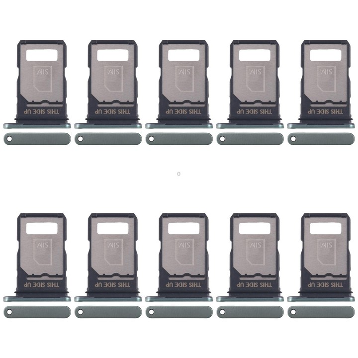 For Motorola Edge 40 Neo XT2307-1 10pcs Original SIM Card Tray (Green)