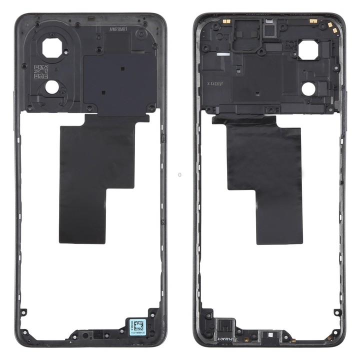 For OPPO A58 4G CPH2577 Original Middle Frame Bezel Plate (Black)