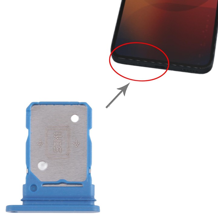 For Nothing Phone 3A SIM Card Tray + SIM Card Tray (Blue)