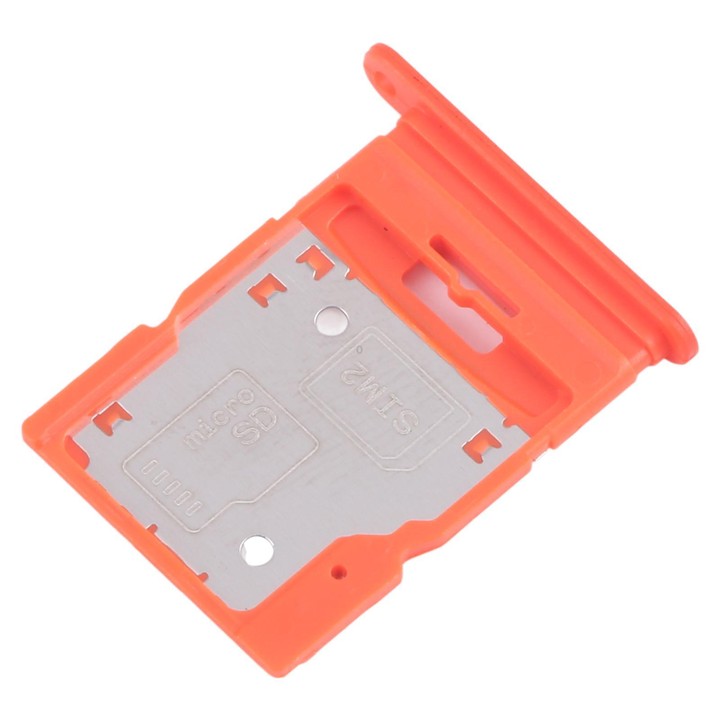 For Nothing Phone CMF Phone 1 SIM Card Tray + SIM / Micro SD Card Tray (Orange)