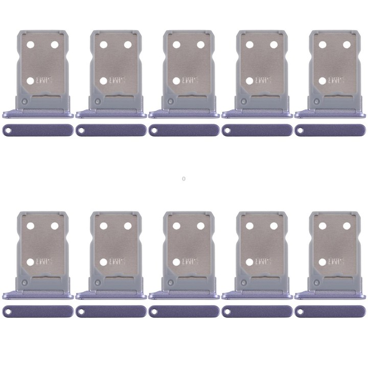 For OPPO Reno8 5G CPH2359 10pcs Original SIM Card Tray + SIM Card Tray (Purple)