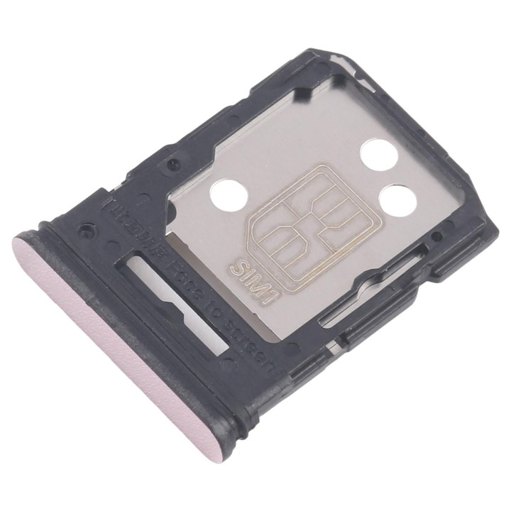 For OPPO Reno12 Pro CPH2629 10pcs Original SIM Card Tray + SIM Card Tray / Micro SD Card Tray (Pink)