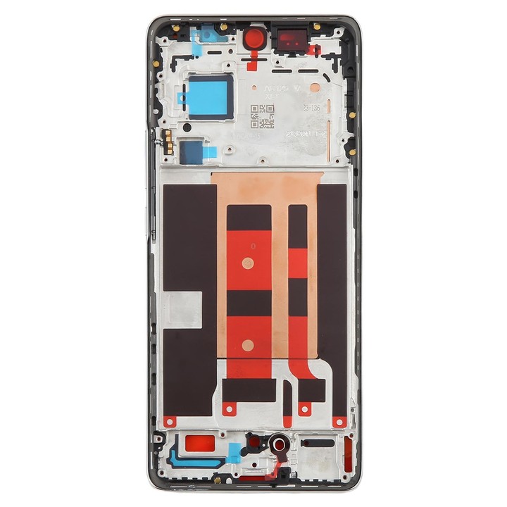 For OPPO Reno11 Pro Global CPH2607 Middle Frame Bezel Plate (White)