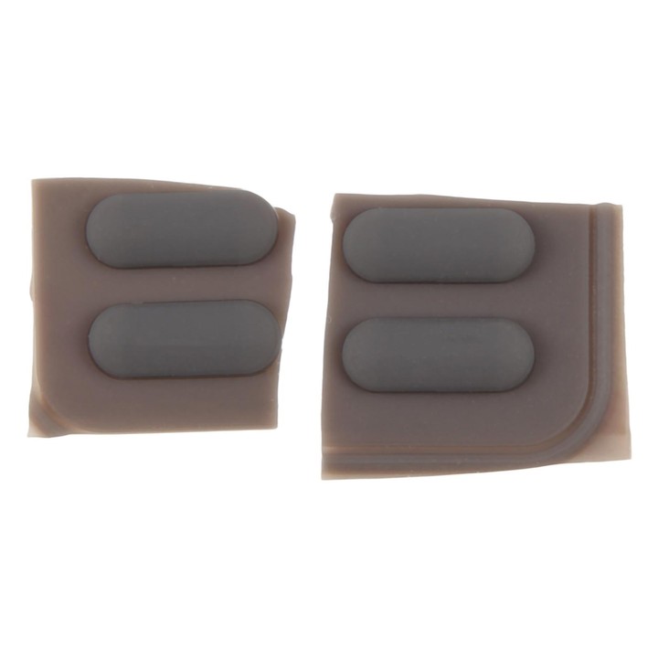 For Dell Latitude E5410 Bottom Case Rubber Mats Set with Adhesive Backing (Dark Gray)