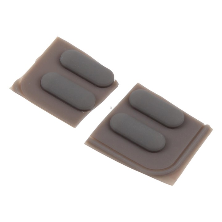 For Dell Latitude E5410 Bottom Case Rubber Mats Set with Adhesive Backing (Dark Gray)