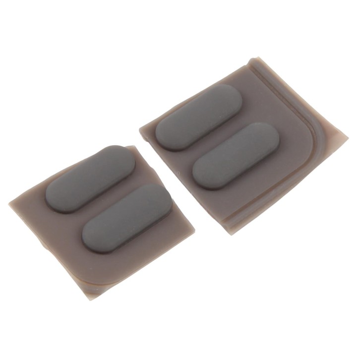 For Dell Latitude E5410 Bottom Case Rubber Mats Set with Adhesive Backing (Dark Gray)