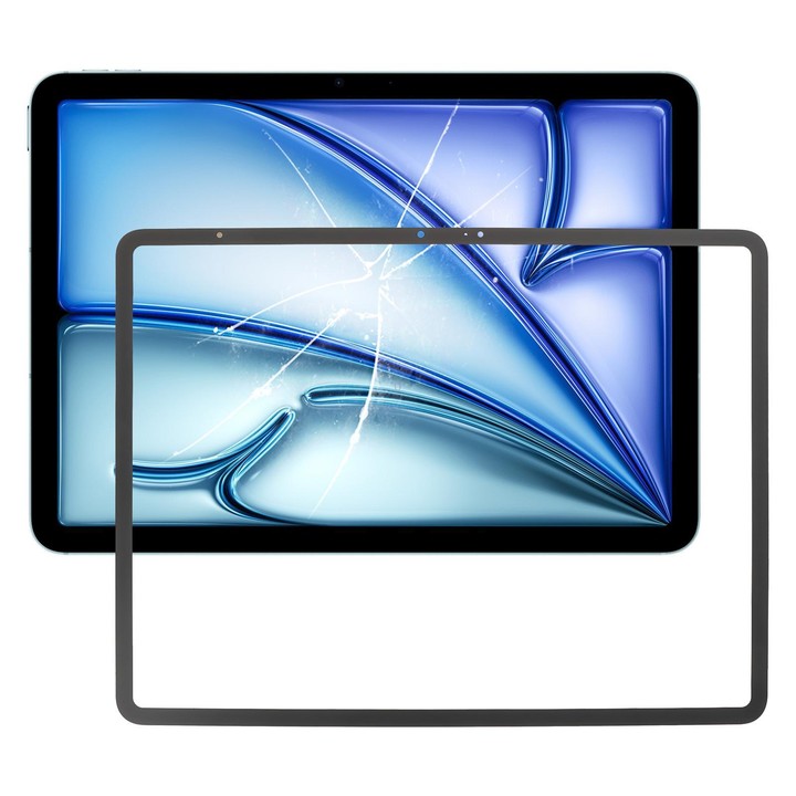 For iPad Air 13 2024 / 2025 / 2026 Front Screen Outer Glass Lens with OCA Optically Clear Adhesive