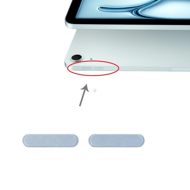 For iPad Air 11 / Air 13 2026 2025 2024 Volume Control Button (Blue)
