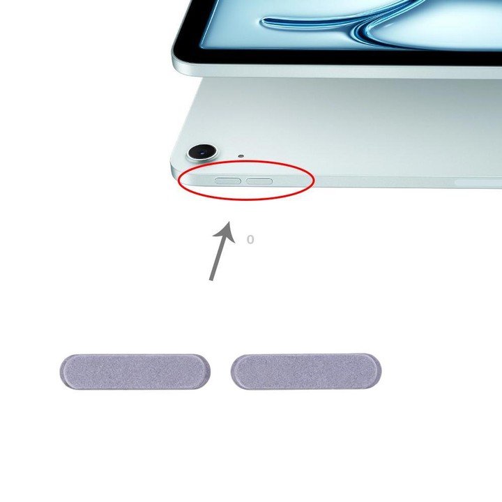 For iPad Air 11 / Air 13 2026 2025 2024 Volume Control Button (Purple)