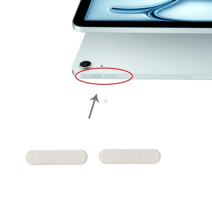 For iPad Air 11 / Air 13 2026 2025 2024 Volume Control Button (Starlight)