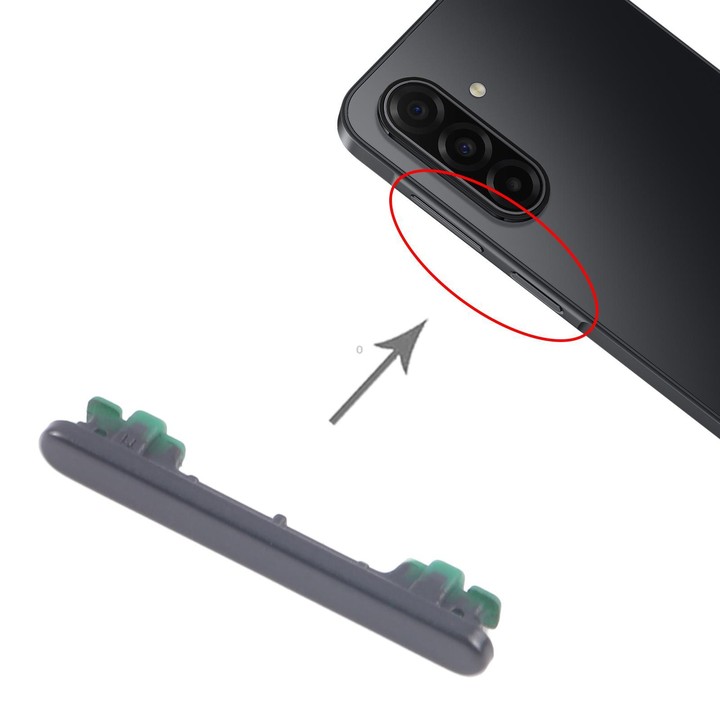 For Samsung Galaxy A17 5G SM-A176B 10pcs Volume Control Button (Black)