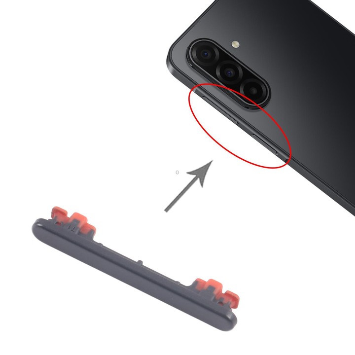 For Samsung Galaxy A17 4G SM-A175F 10pcs Volume Control Button (Black)