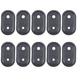 For Samsung Galaxy A07 4G SM-A075F 10pcs Rear Camera Lens Cover (Black)