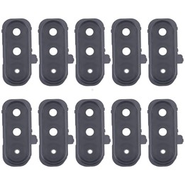For Samsung Galaxy A17 4G SM-A175F 10pcs Rear Camera Lens Cover (Black)