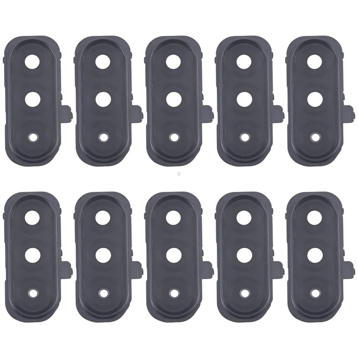 For Samsung Galaxy A17 4G SM-A175F 10pcs Rear Camera Lens Cover (Black)