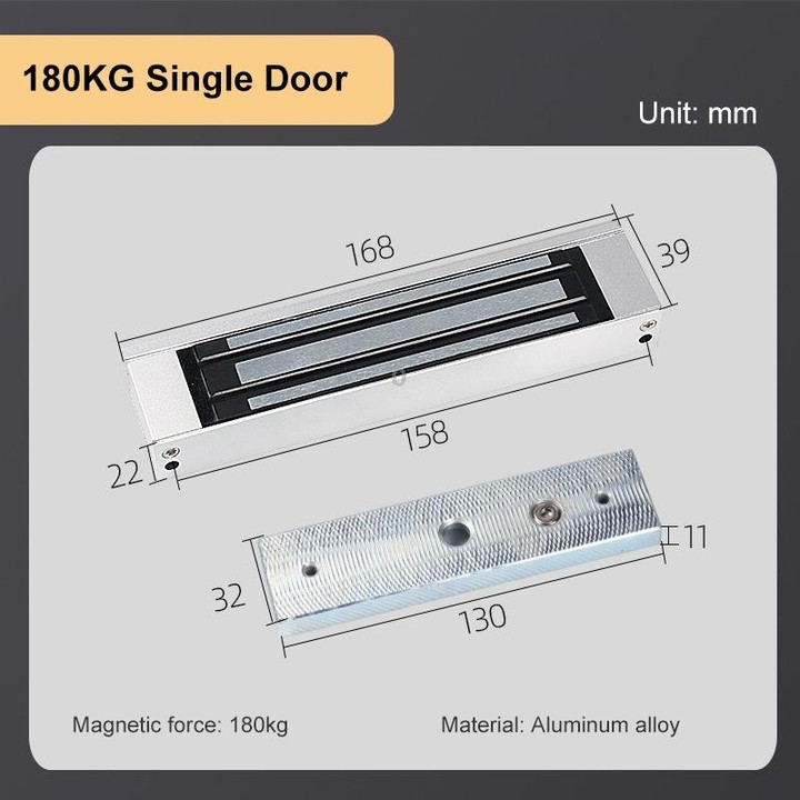 YH-180 Single Door Magnetic Lock(180kg)