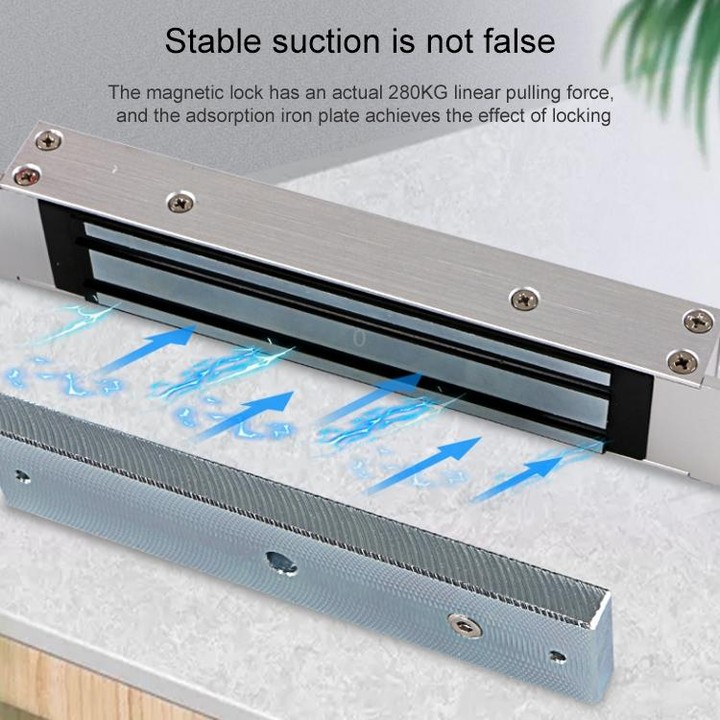 YH-280M Single Door Magnetic Lock With Mortise Mount (280kg)