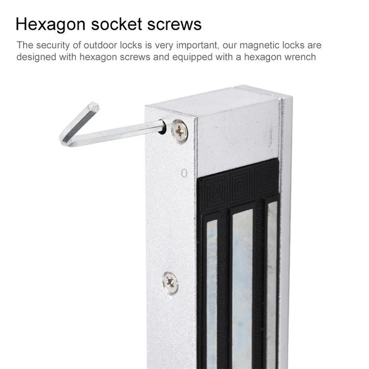YH-180D Double Door Magnetic Lock (180kg)