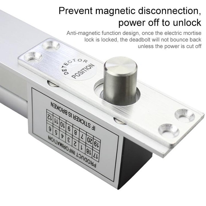 Electric Mortise Lock(Silver)