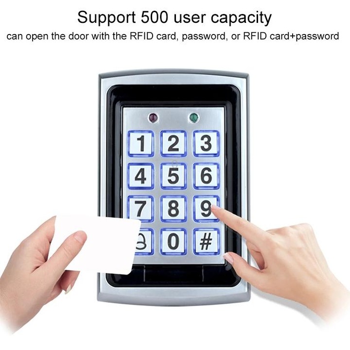Standalone Keypad Access Control System (7612)(Silver)