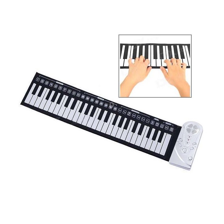 Portable Roll-up 49-Key Soft Keyboard Piano