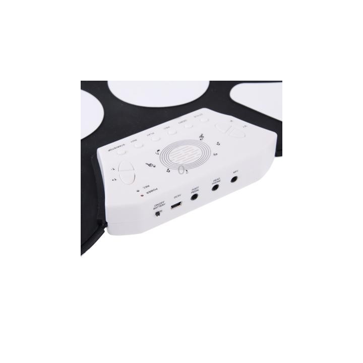 W758 USB 2.0 MIDI Soft Roll-up Drum Kit, Size: 38.2 x 27.6cm
