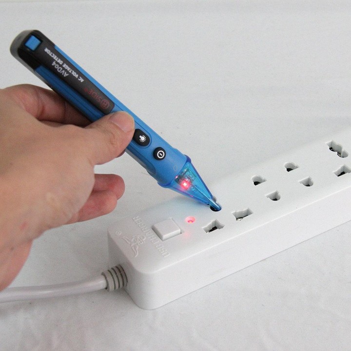 AVDO4 Non-contact AC Voltage Detector, Voltage Rang: 50V-1000V (50-500Hz)(Blue)