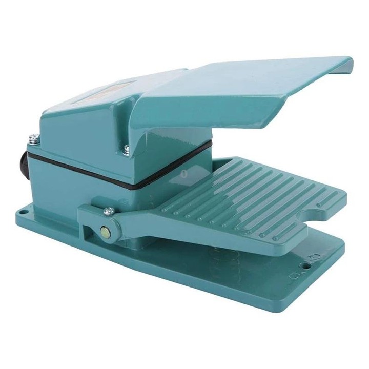 TFS-302 AC 250V 15A Anti-slip Metal Case Foot Control Pedal Switch