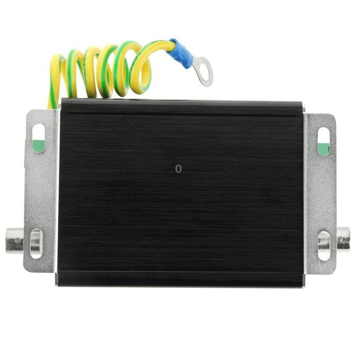 FSPD-02 2 in 1 CCTV Video Monitor Surge Arrester(Black)