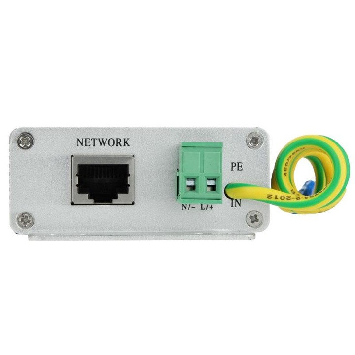 FSPD-02 2 in 1 CCTV Video Monitor Surge Protection Arrester(Black)