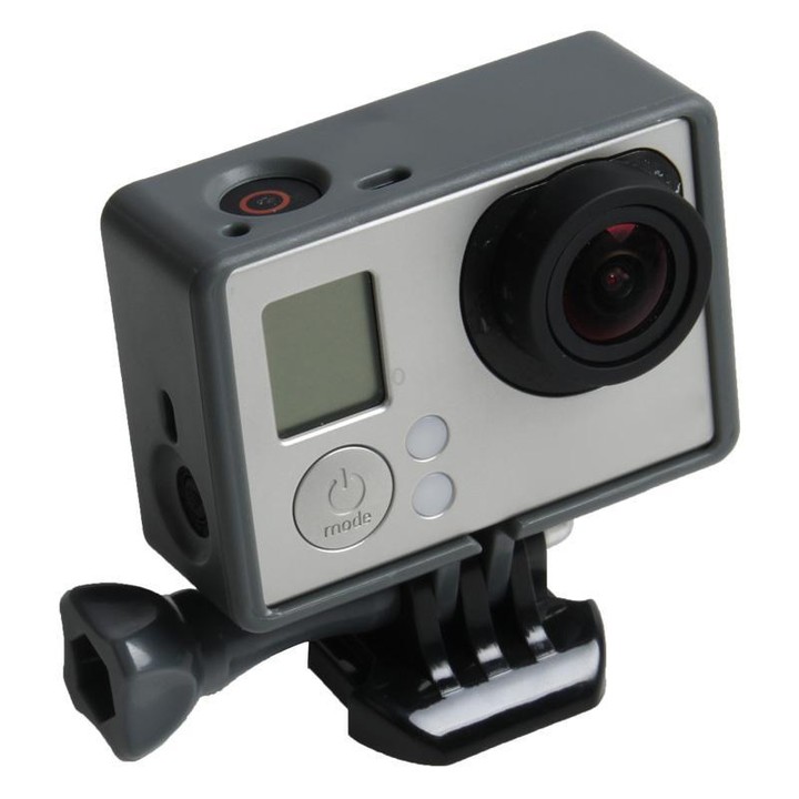TMC High Quality Tripod Cradle Frame Mount Housing for GoPro HERO4 /3+ /3, HR191(Grey)