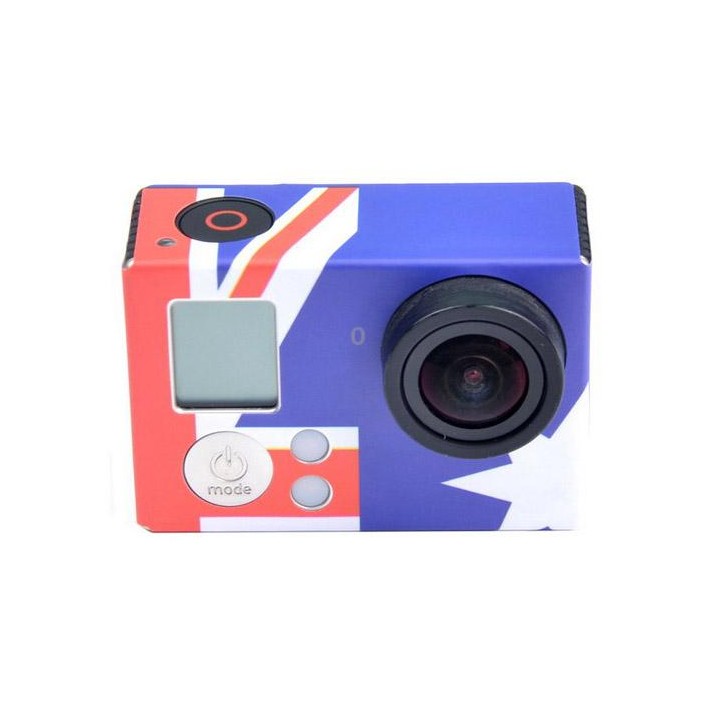Retro AU Flag Pattern Case Sticker for GoPro HERO3+ /3