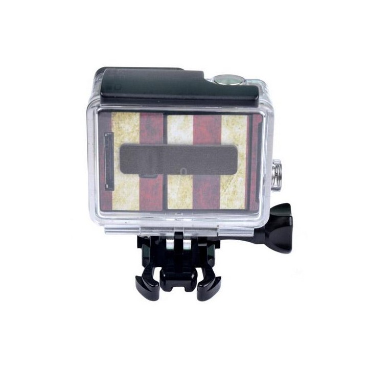Retro US Flag Pattern Case Sticker for GoPro HERO3+ /3