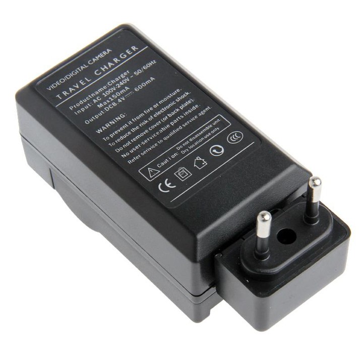 Digital Camera Battery Car Charger for Panasonic BCH7(Black)