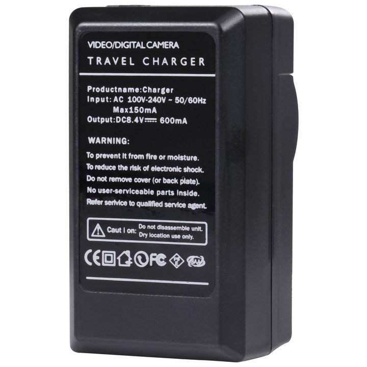 Digital Camera Battery Charger for CANON BP-808(Black)