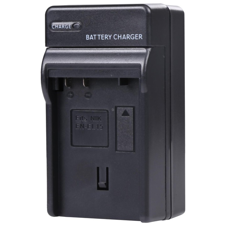Digital Camera Battery Car Charger for Nikon ENEL15(Black)