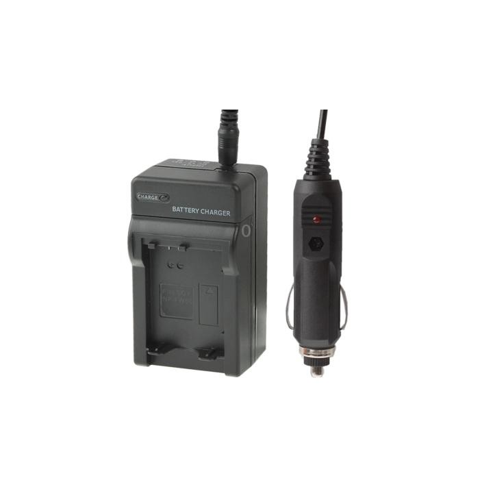 Digital Camera Battery Car Charger for Sony FW50(Black)