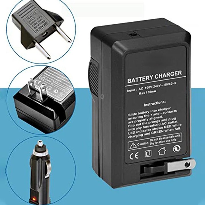 Digital Camera Battery Charger for Panasonic 20E(Black)