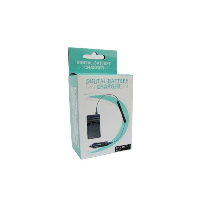 Digital Camera Battery Charger for OLYMPUS BLM1(Black)