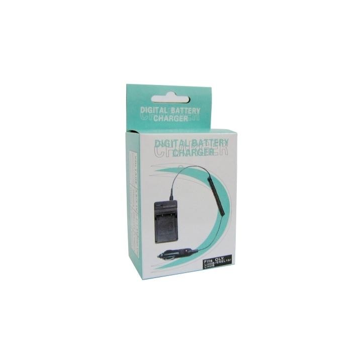 Digital Camera Battery Charger for OLYMPUS Li40B/ ENEL10/ Li42B(Black)