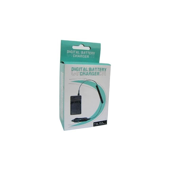 Digital Camera Battery Charger for OLYMPUS Li-10B/ Li-12B/ DBL10(Black)