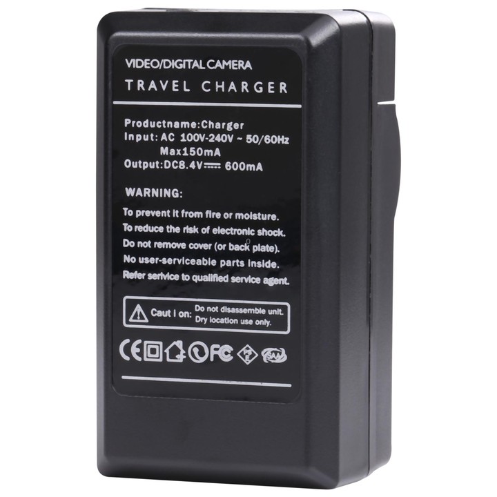 Digital Camera Battery Car Charger for OLYMPUS BLN1(Black)