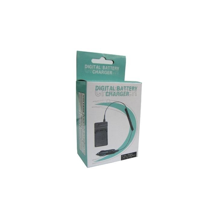 Digital Camera Battery Charger for FUJI FNP40/ SBL0837/ 0737/ D-L18(Black)