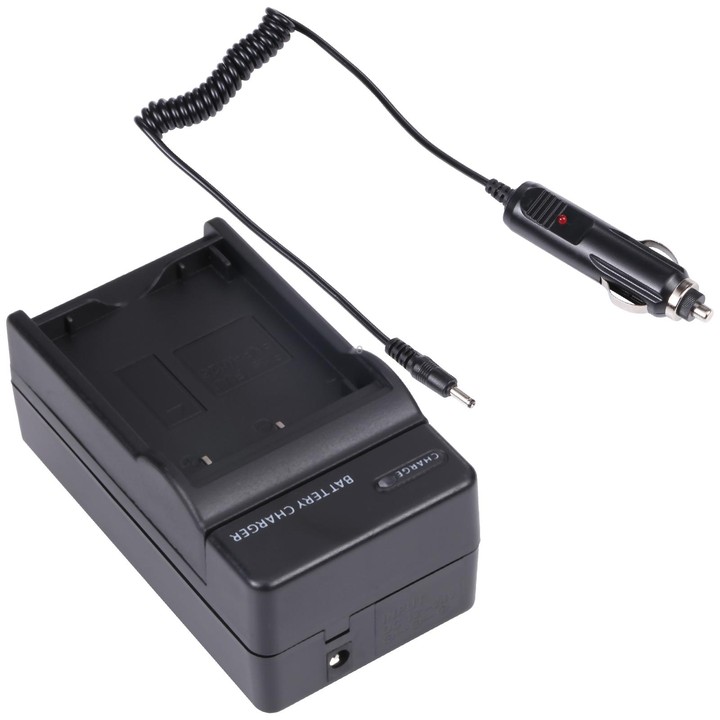 Digital Camera Battery Car Charger for FUJI FNP-W126(Black)