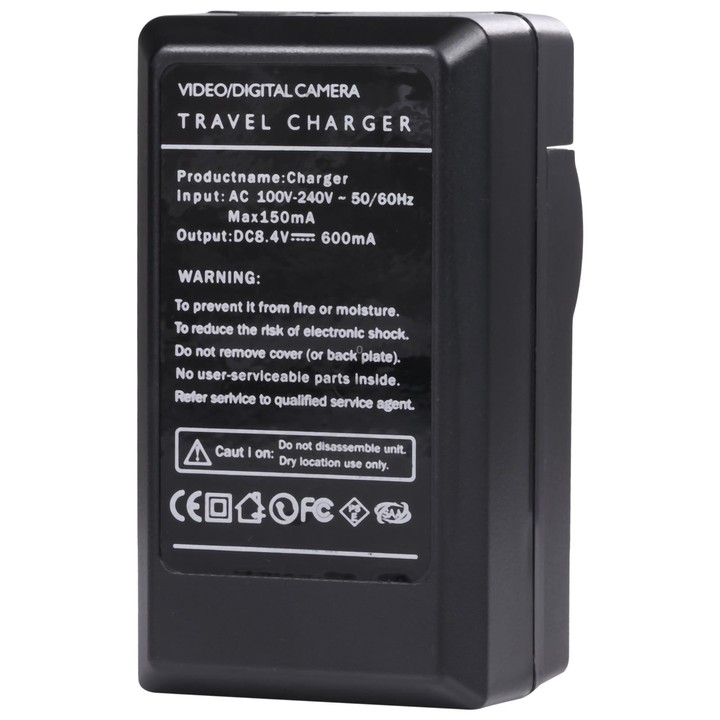 Digital Camera Battery Car Charger for FUJI FNP-W126(Black)